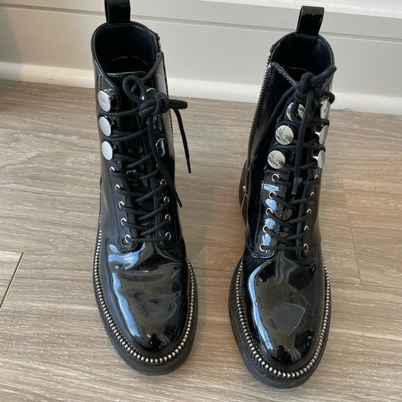 MICHAEL KORS HASKELL COMBAT BOOTS - Picture 4 of 4